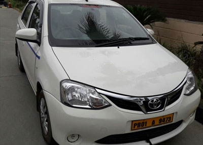 Toyota Etios Taxi in Amritsar